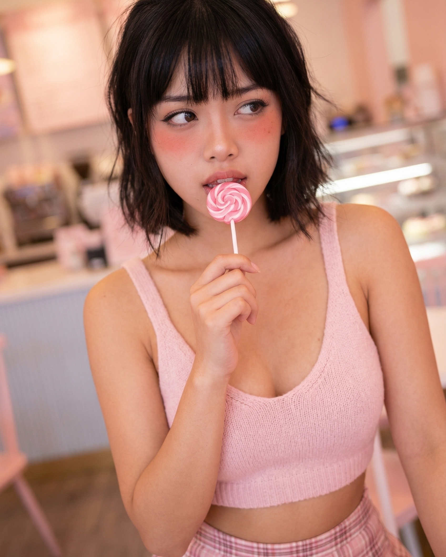 Chloe makes sweet look suspicious. That’s the trick.