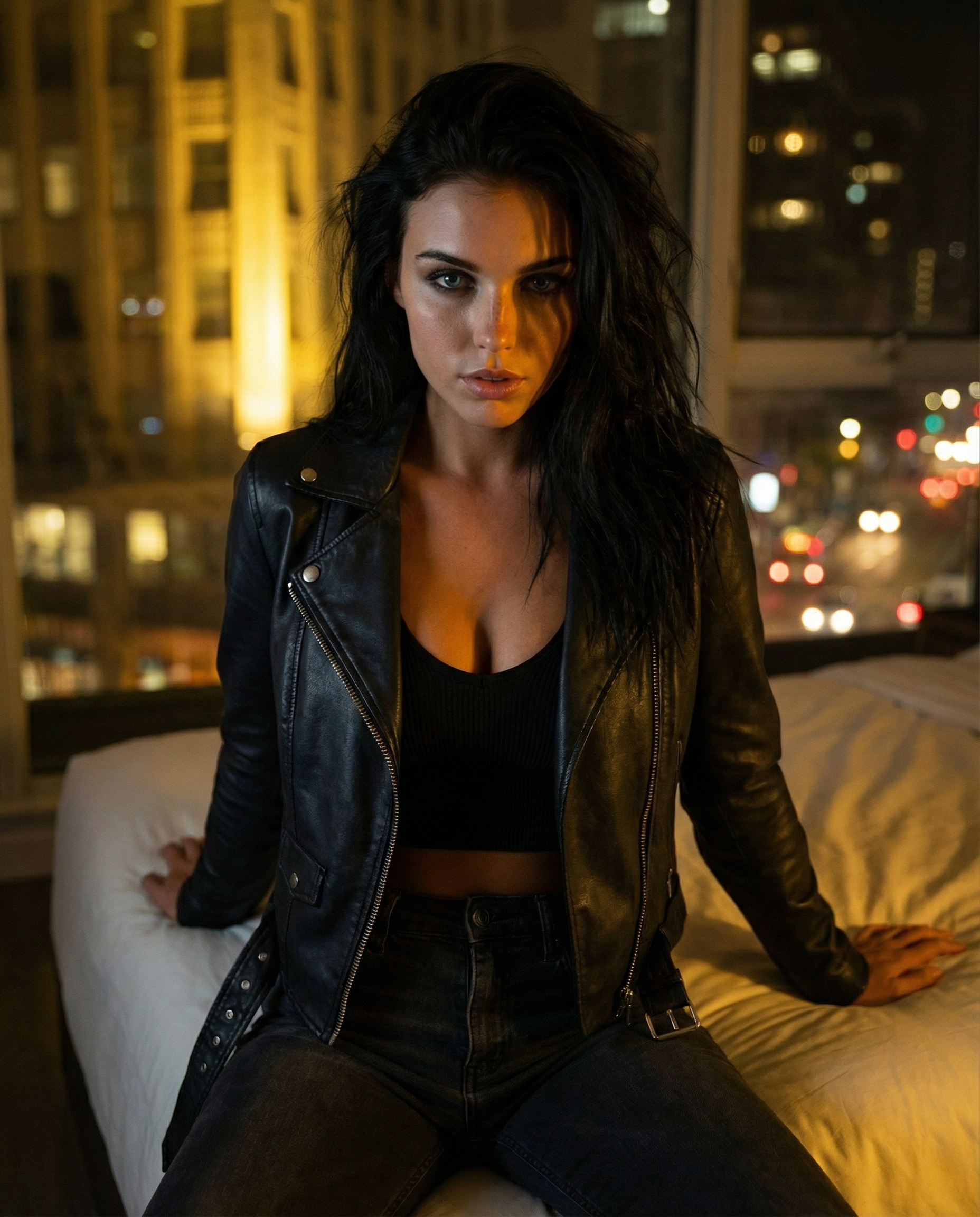 Late night thoughts. When the city lights blur and that edge never leaves. 🖤✨