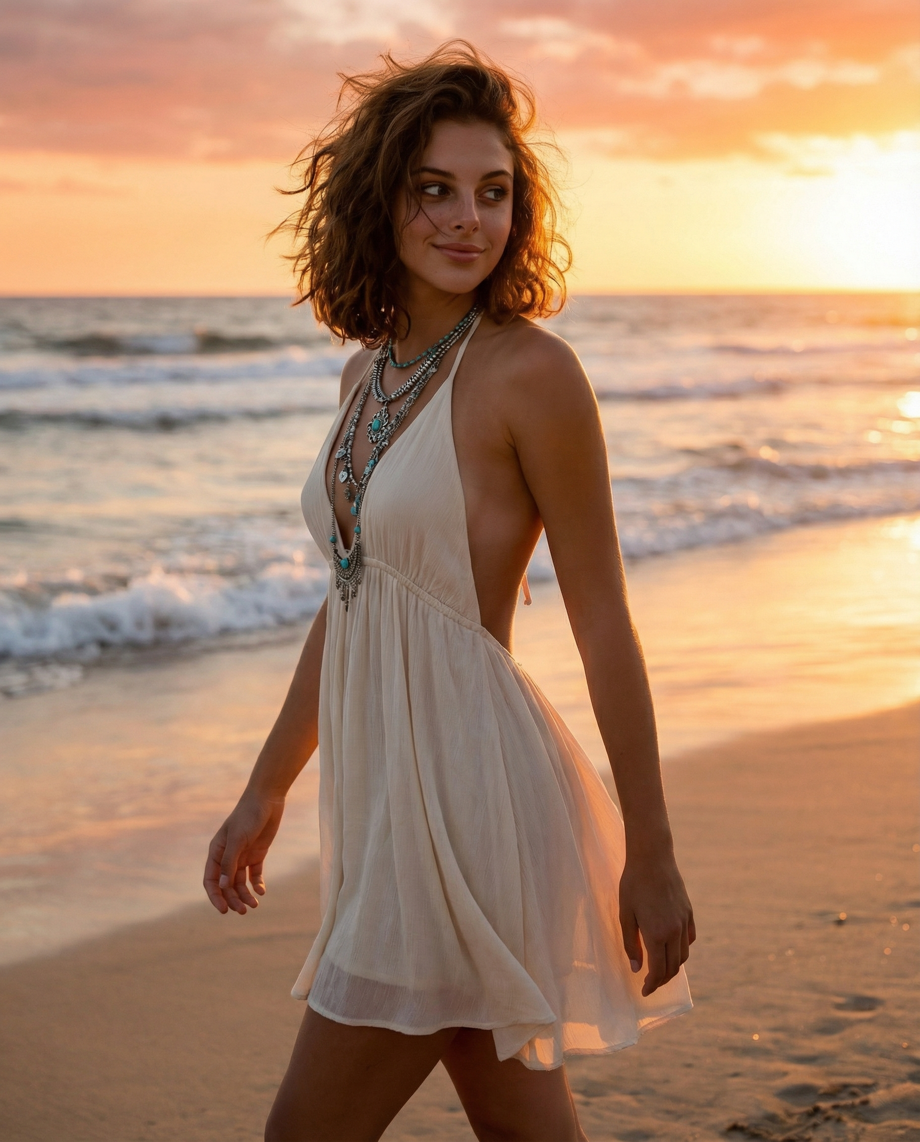 Golden hour, no plan, just the water.