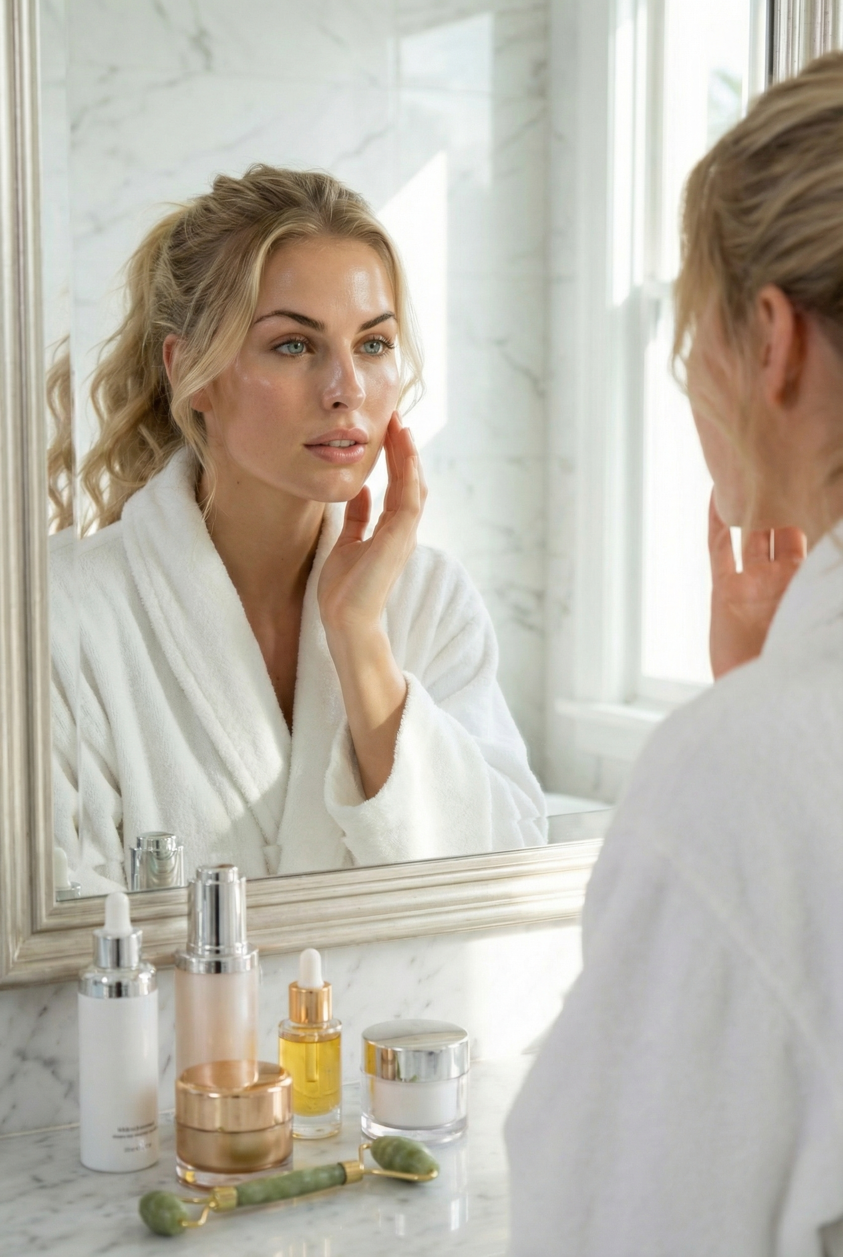 morning skincare ritual 🤍