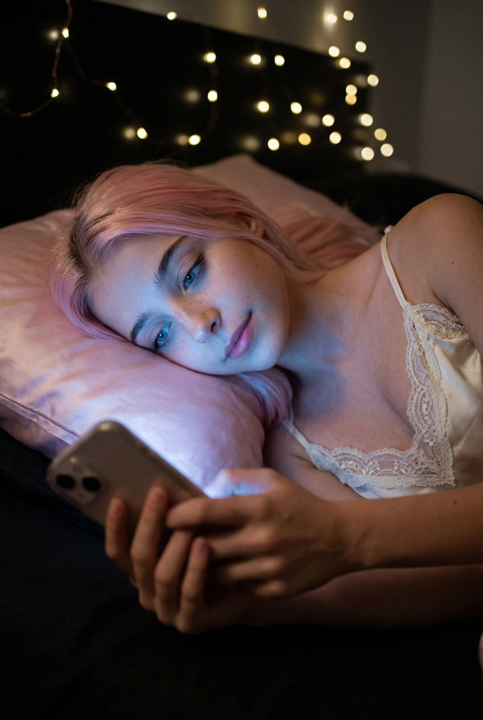 Late nights, low light, and a glow you can't filter.